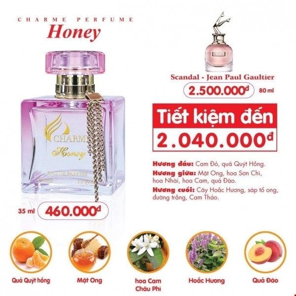 Nước hoa nữ Charme Honey 35ml