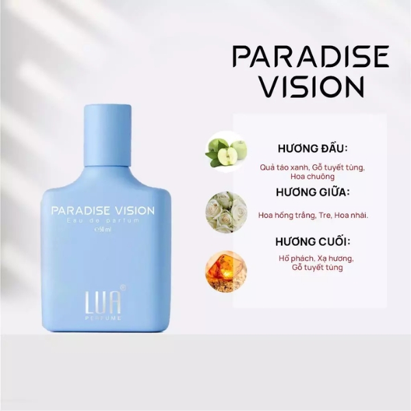 Nước hoa Unisex Lua Paradise Vision 50ml