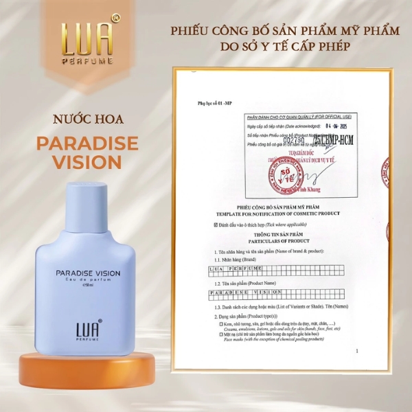 Nước hoa Unisex Lua Paradise Vision 50ml