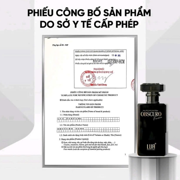 Nước Hoa Nam Lua Obscuro Fumo 50ml