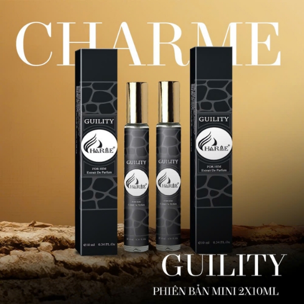 Set Nước Hoa Nam Charme Guility 2 chai 10ml