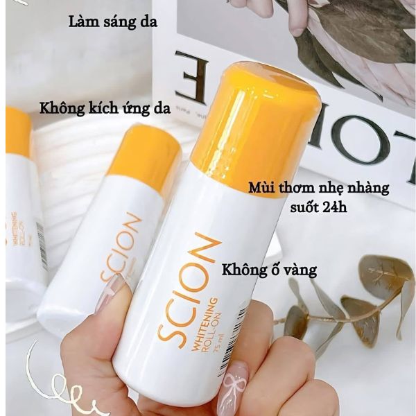 Lăn khử mùi Scion Whitening Roll On Nuskin
