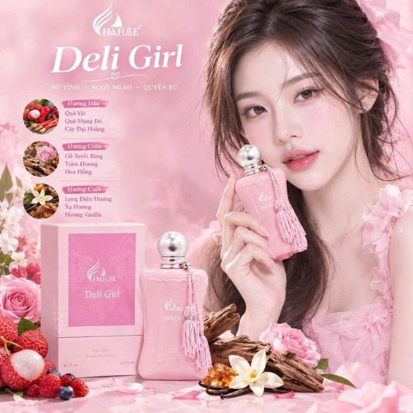 Nước hoa nữ Charme Deli Girl 75ml
