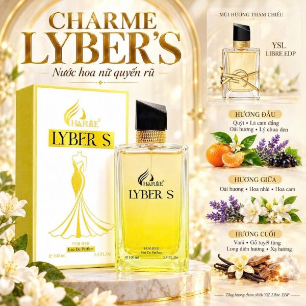 Nước hoa nữ Charme Lyber S 100ml